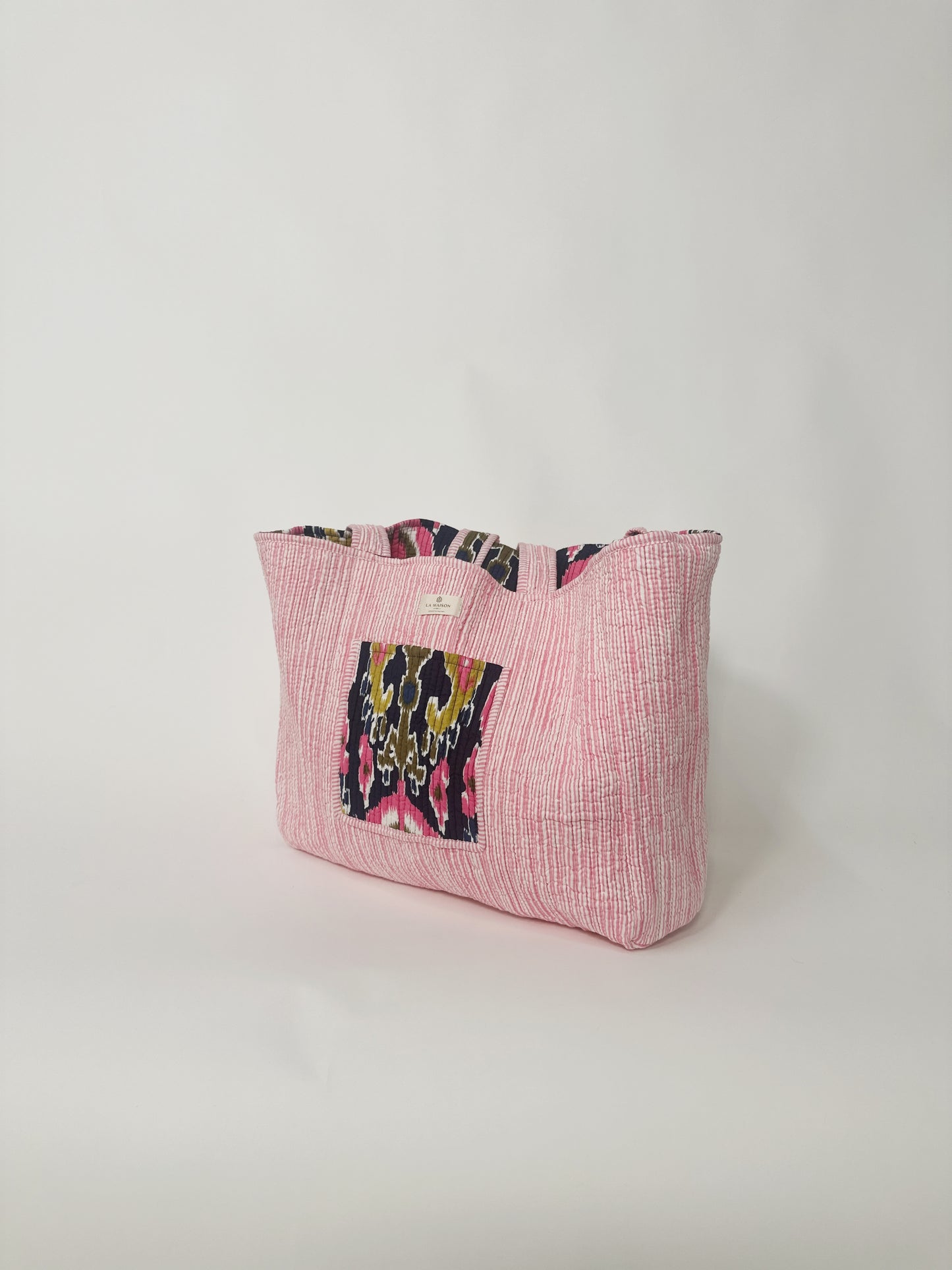 Quilted Reversible Tote Bag