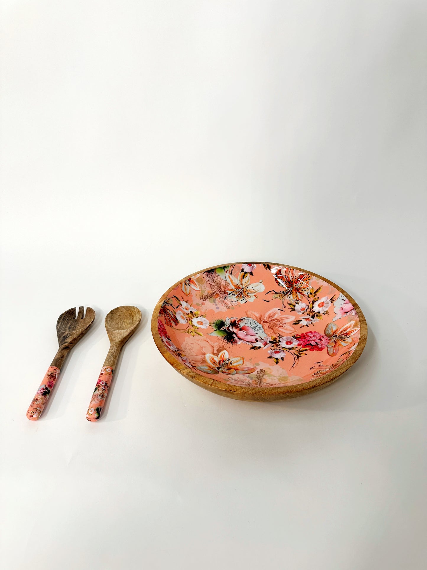 Mango Wood Serveware Set