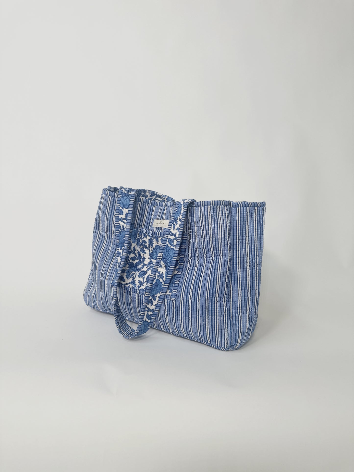 Quilted Reversible Tote Bag