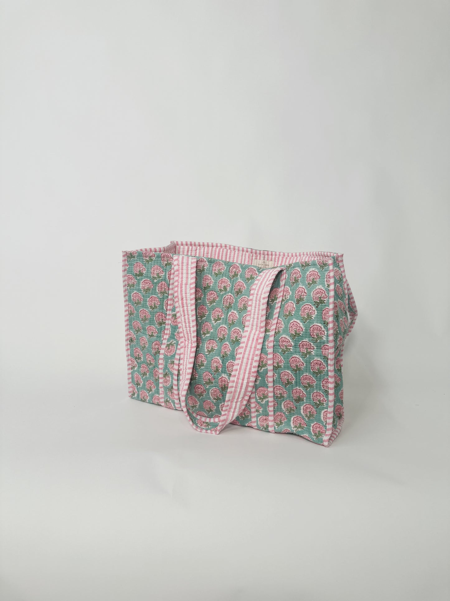 Quilted Reversible Tote Bag