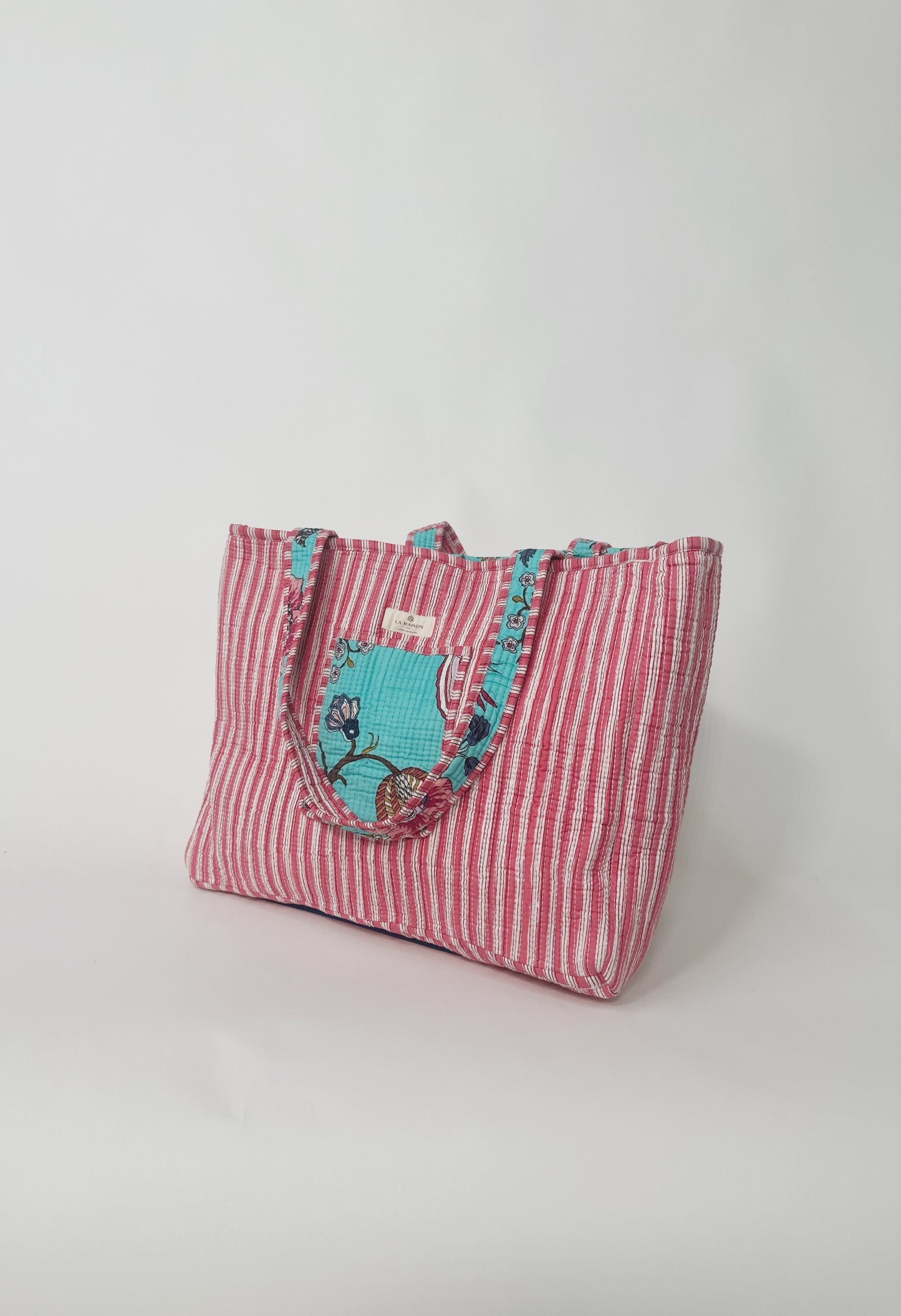 Quilted Reversible Tote Bag
