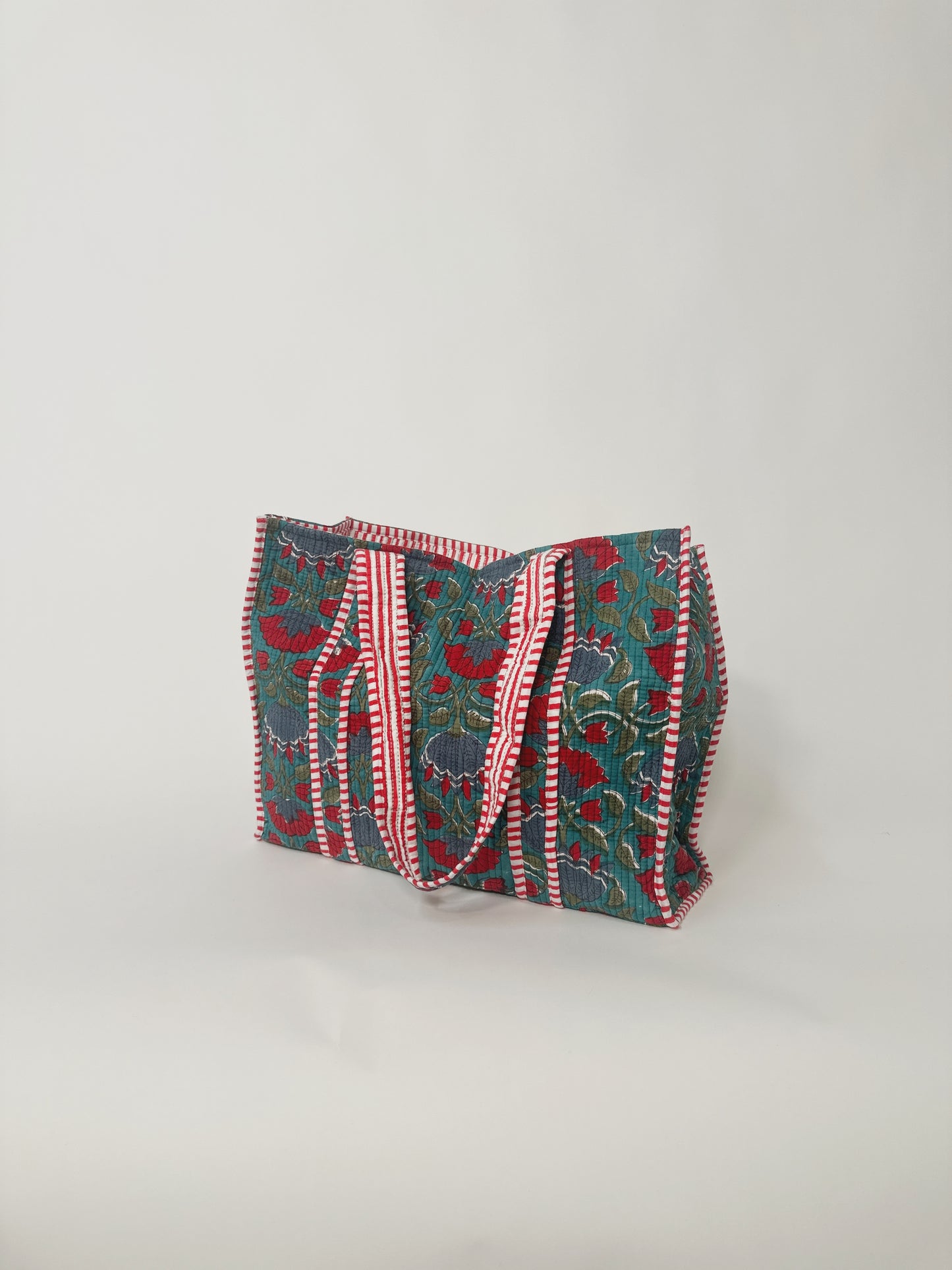 Quilted Reversible Tote Bag