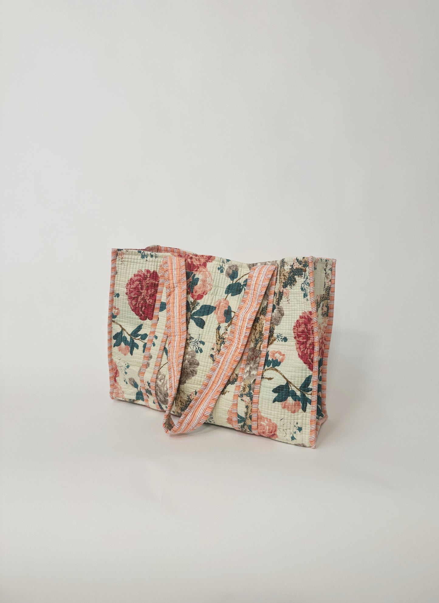 Quilted Reversible Tote Bag
