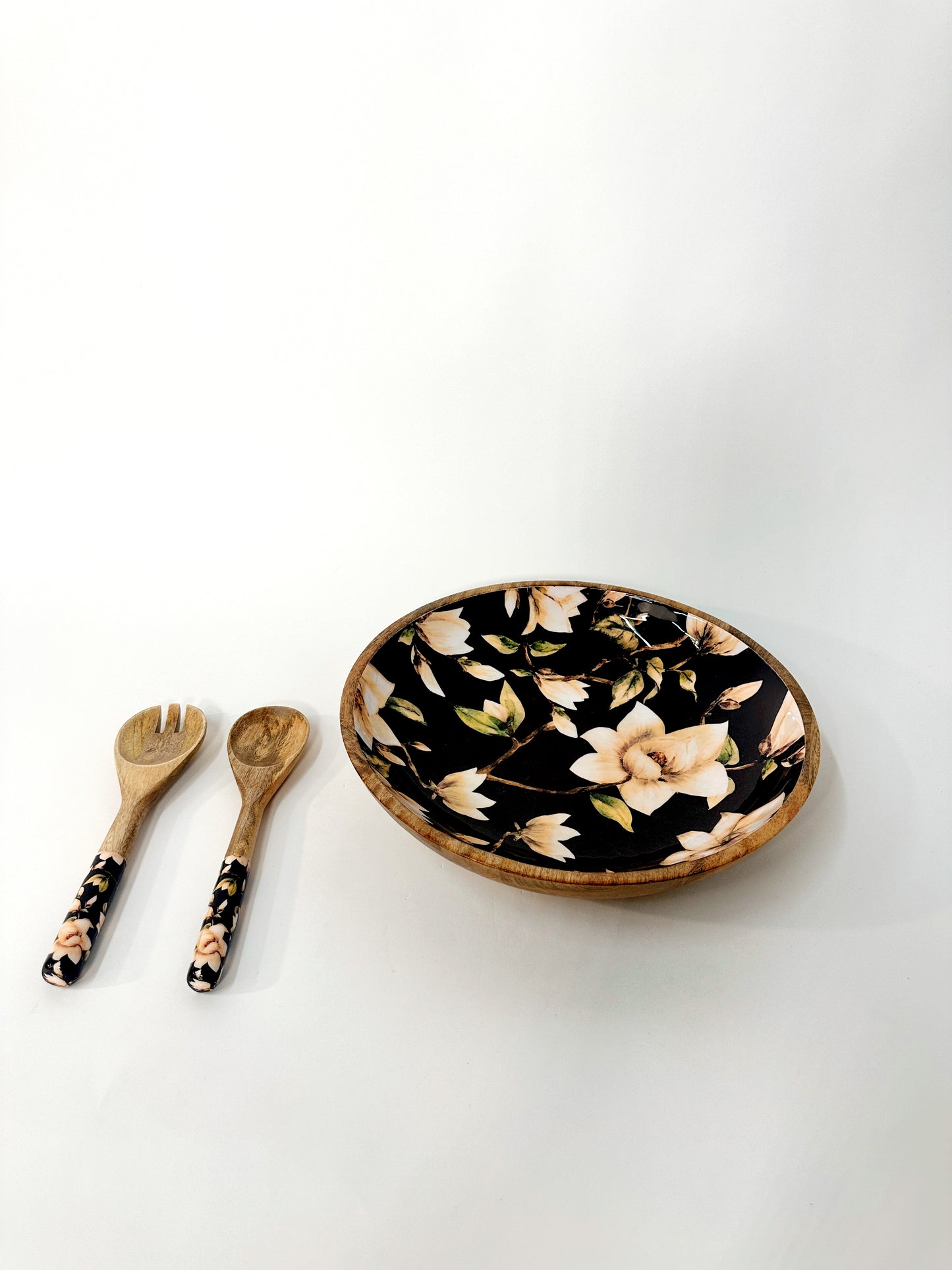 Mango Wood Serveware Set