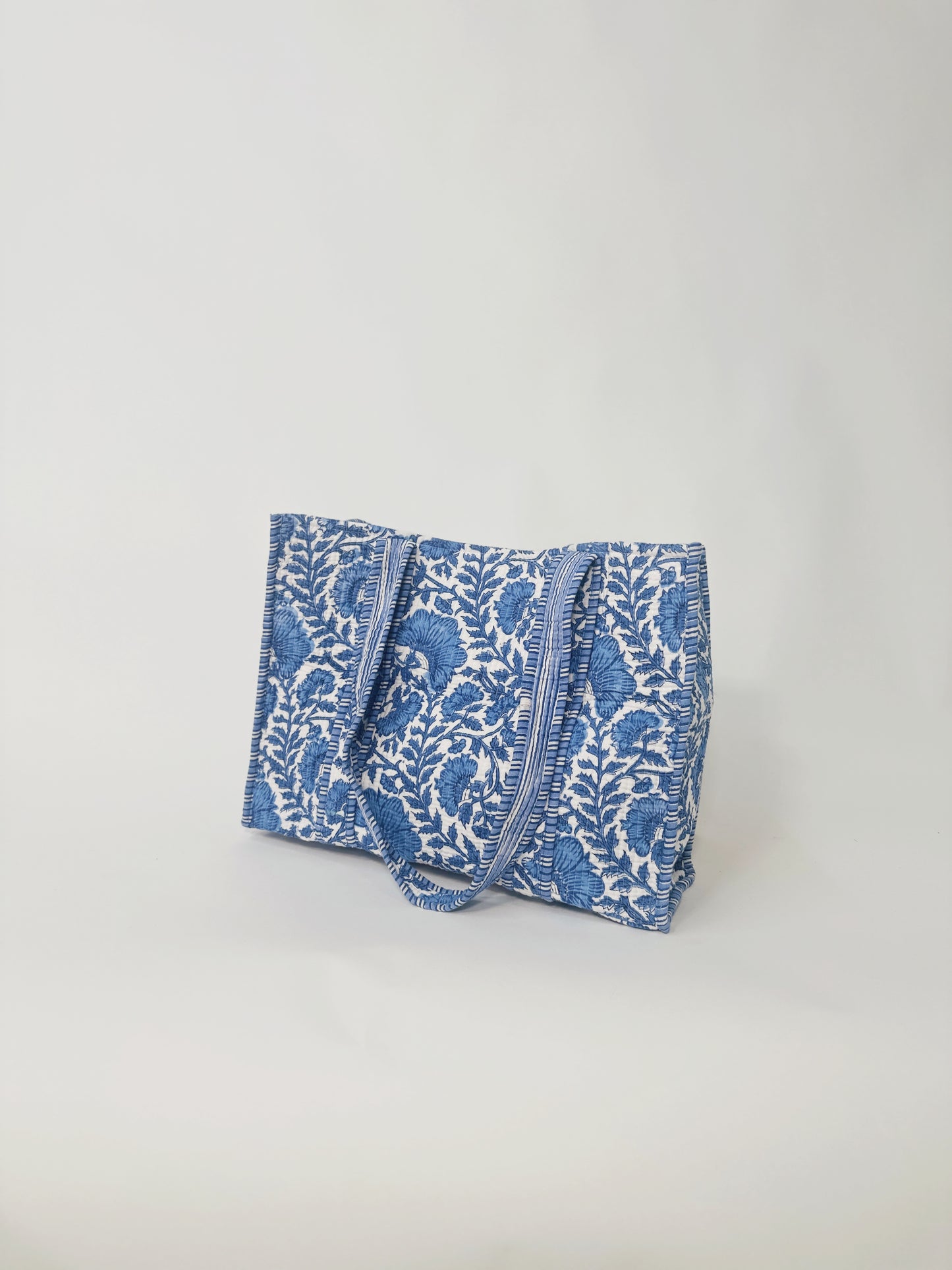 Quilted Reversible Tote Bag