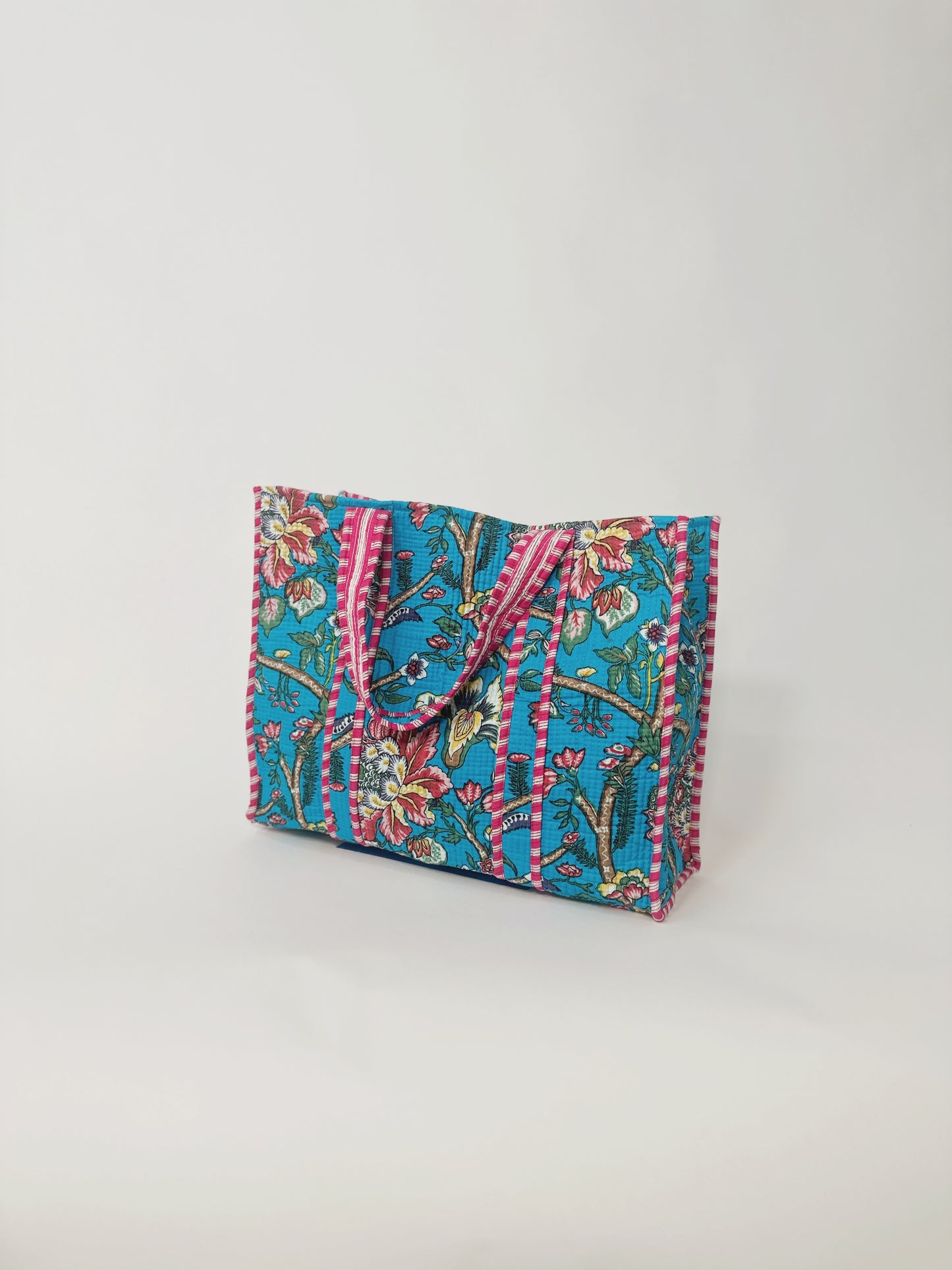 Quilted Reversible Tote Bag