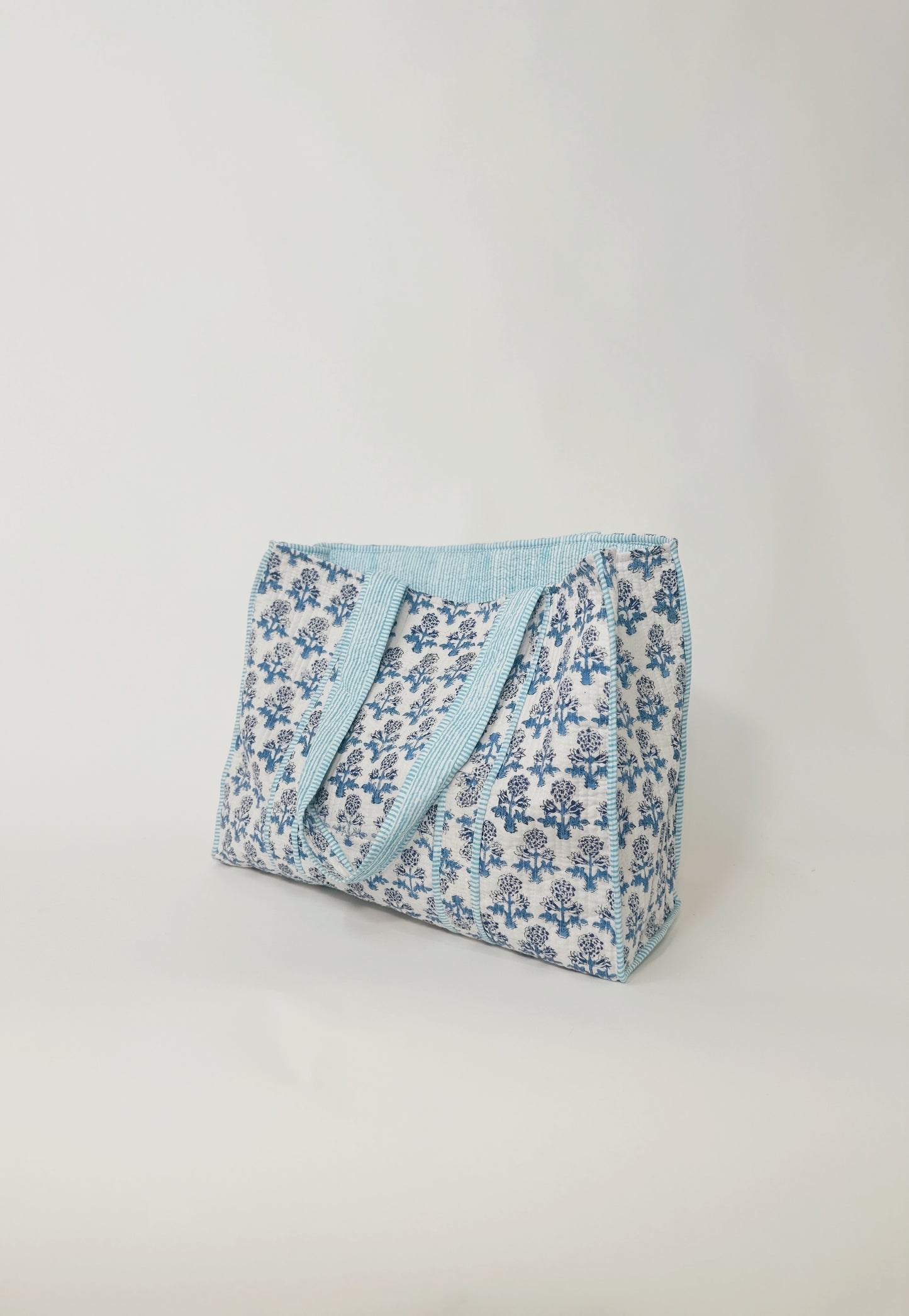 Quilted Reversible Tote Bag