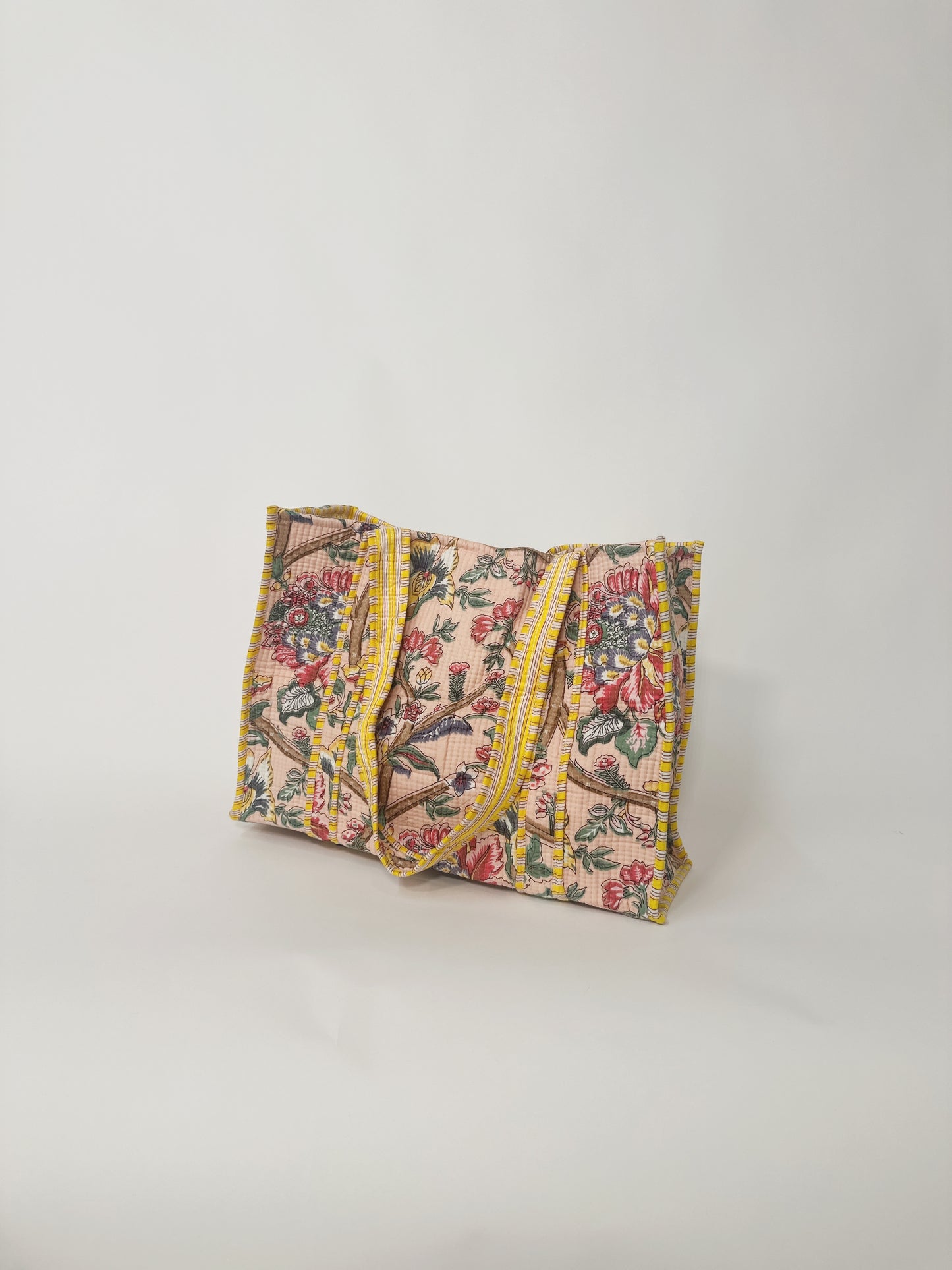 Quilted Reversible Tote Bag