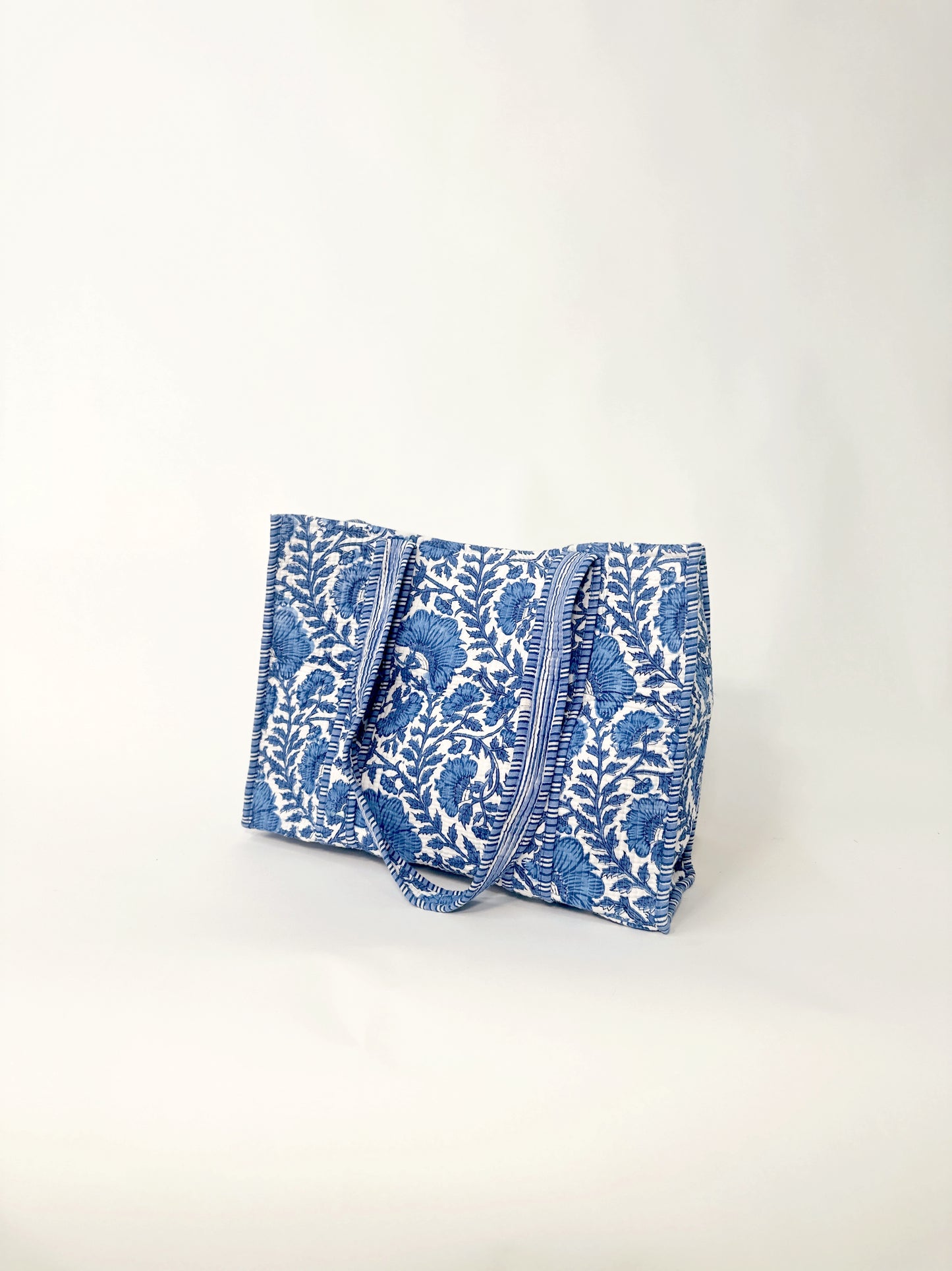 Quilted Reversible Tote Bag